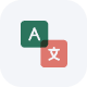 Multi-Language Support Icon